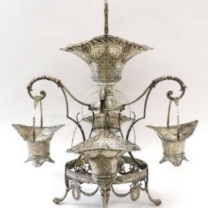 Fine Continental Silver Epergne by Unidentified Artist