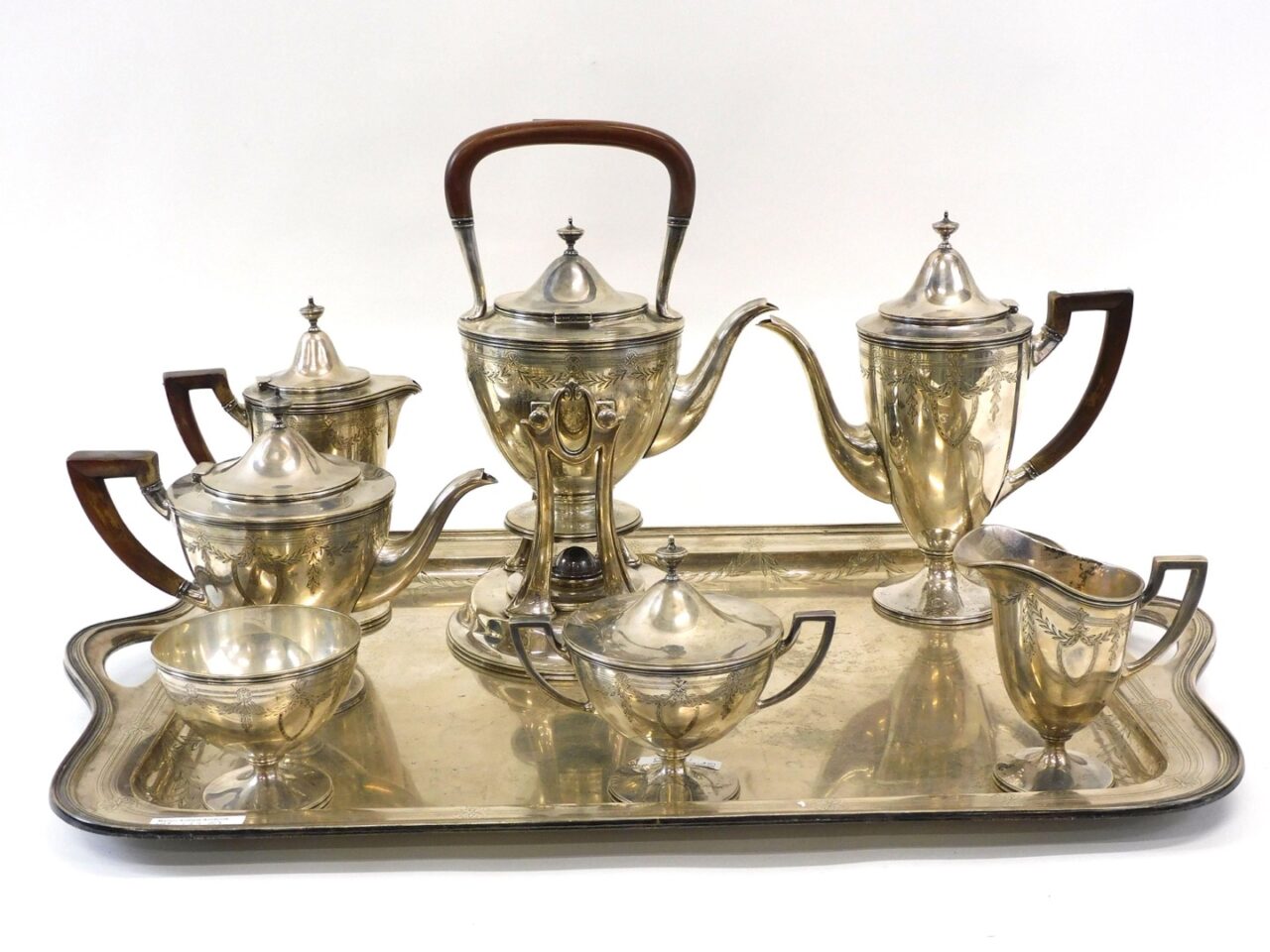 Josephine Sarah Lippincott Sterling Silver Tea Set