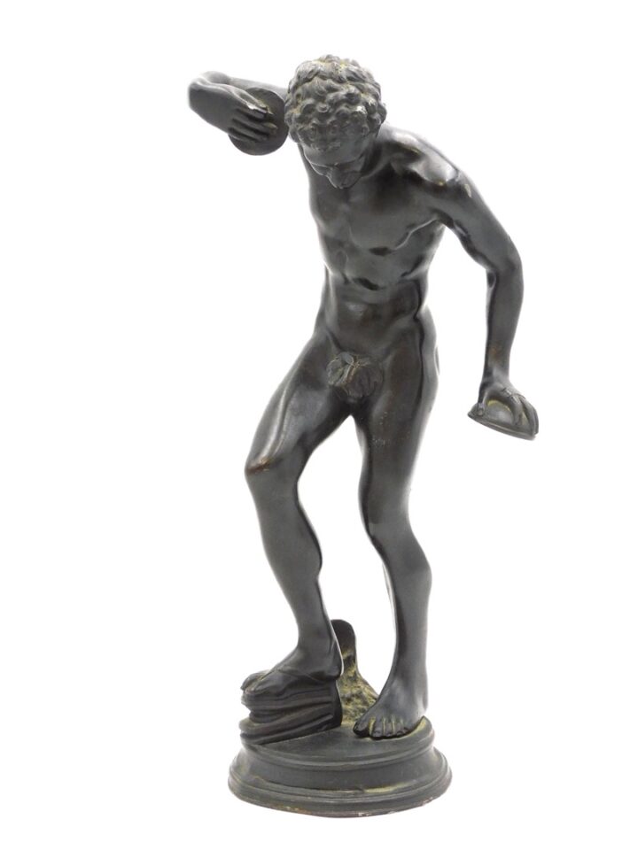 Grand Tour Bronze Of Dancing Faun.