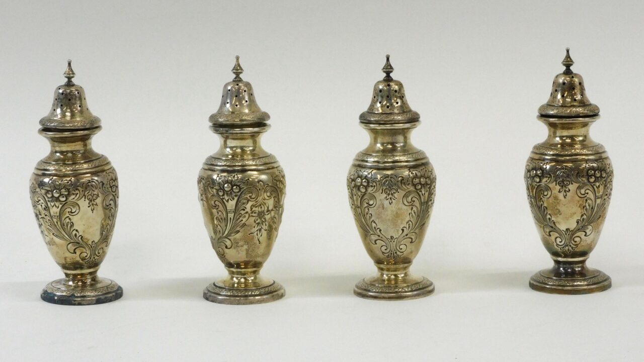 Frank Whiting & Co. Sterling Silver Salt Shakers