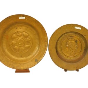 (2) Brass Alms Bowls.