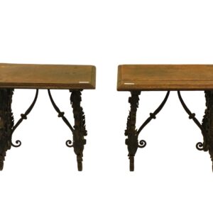 Pair Of Baroque Style Low Tables