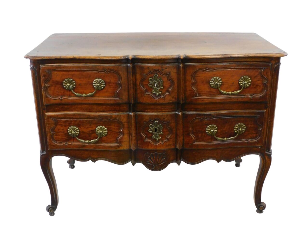 Country French 2 Drawer Commode.