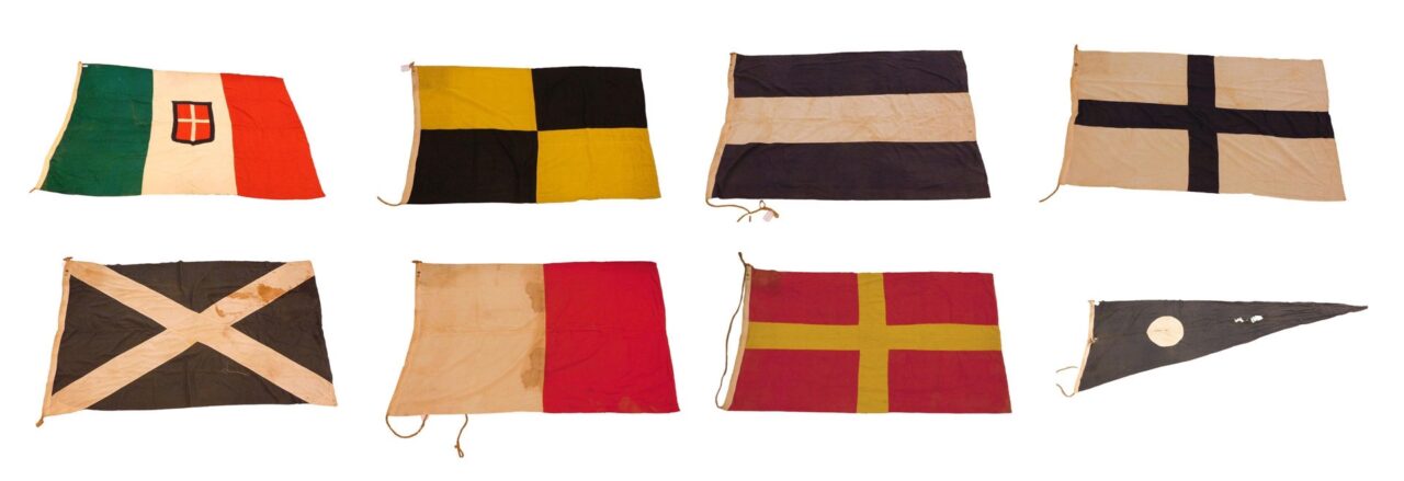 Assorted Nautical Signal Flags from World War II