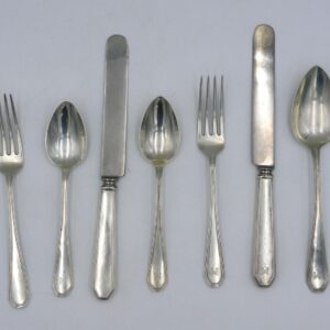 (64) Piece Partial Sterling Flatware Set