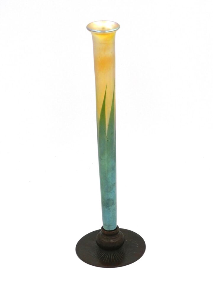 Louis Comfort Tiffany Art Glass Bud Vase