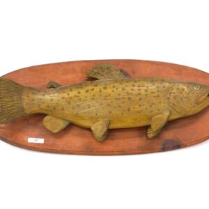 Speckled Trout Carving by Charlie Mangus