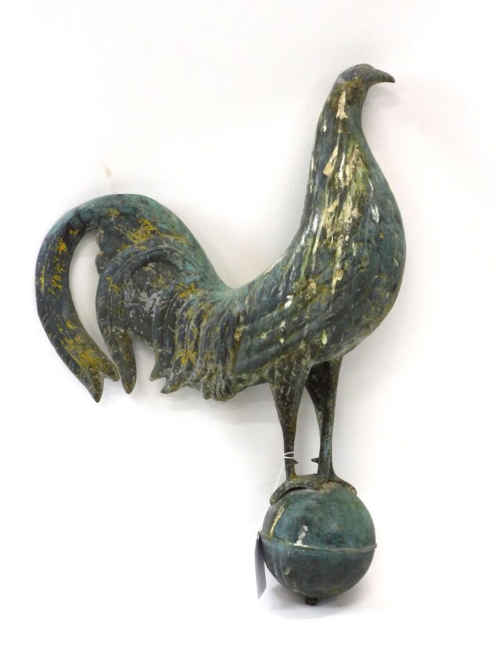 Late 19th c. Chicken Weathervane by Unknown Artist