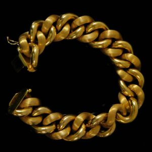 14K Yellow Gold Bracelet by Link Design