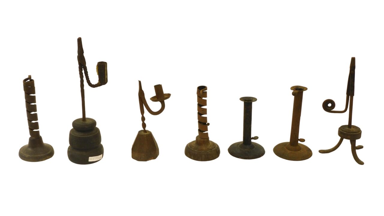 (7) Wrought Iron Lighting Devices.