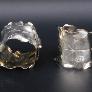 (2) Shiebler Sterling Silver Napkin Rings