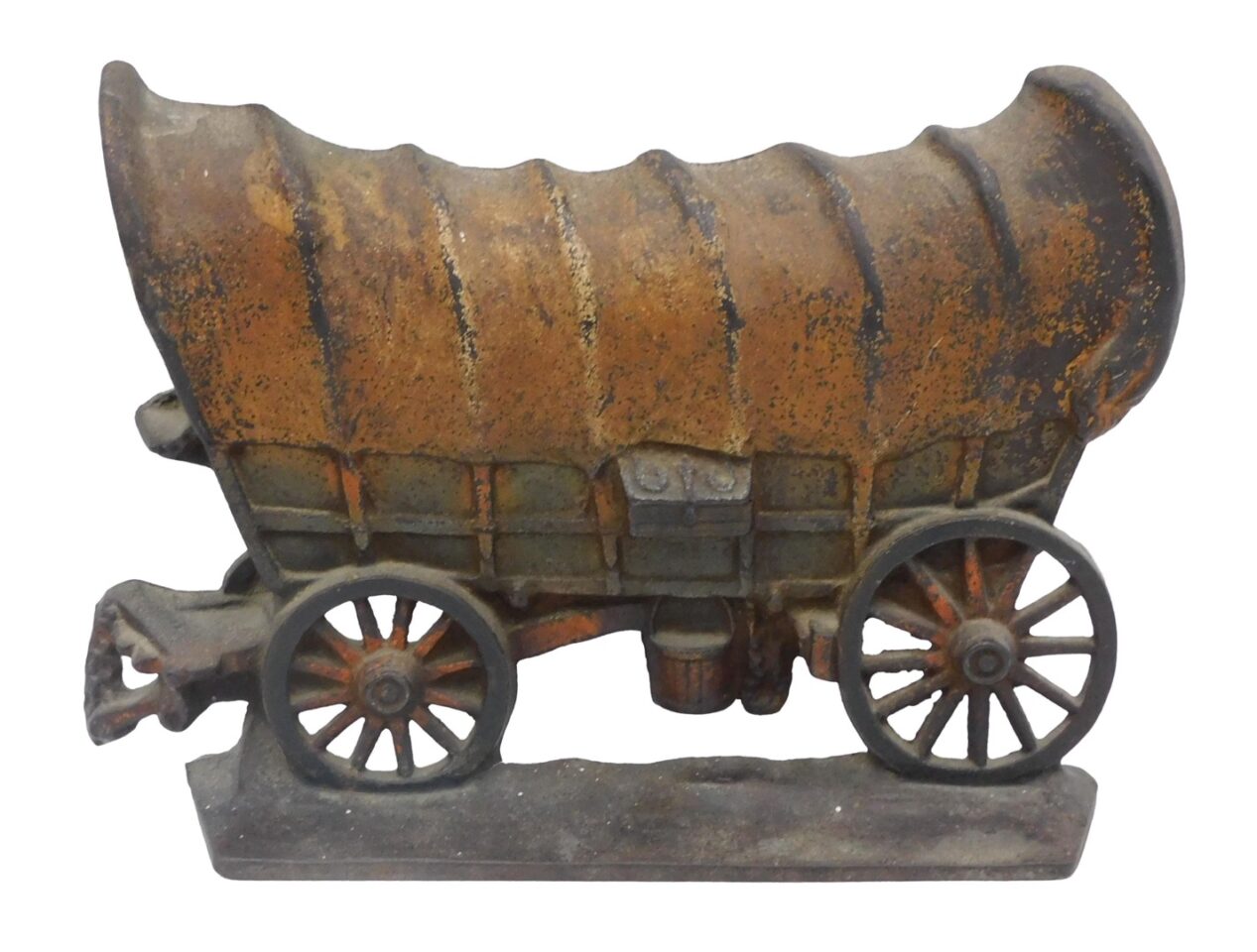 Cast Iron Covered Wagon Door Stop