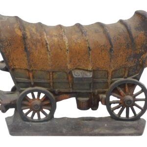 Cast Iron Covered Wagon Door Stop