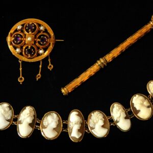 Victorian Gold Jewelry Collection by Unknown Artist