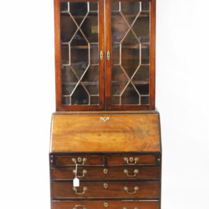 Irish Chippendale Secretary Desk by F. Carroll