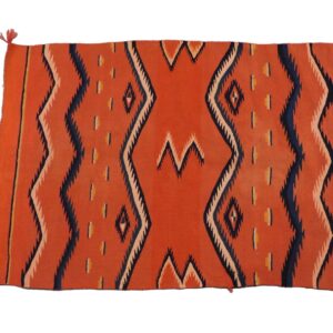 Navajo Child's Blanket by Unknown Artist