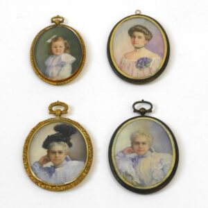 (4) Miniature Portraits