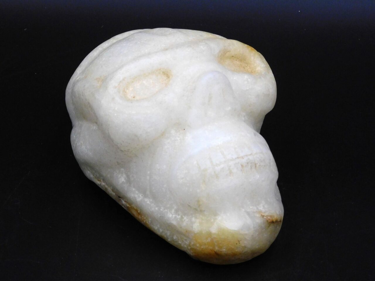 Taino Carved Quartz Zemi.