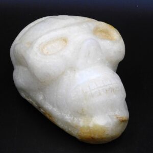 Taino Carved Quartz Zemi.