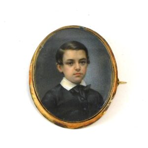 Miniature Portrait Of John Morgan Hall Jr.