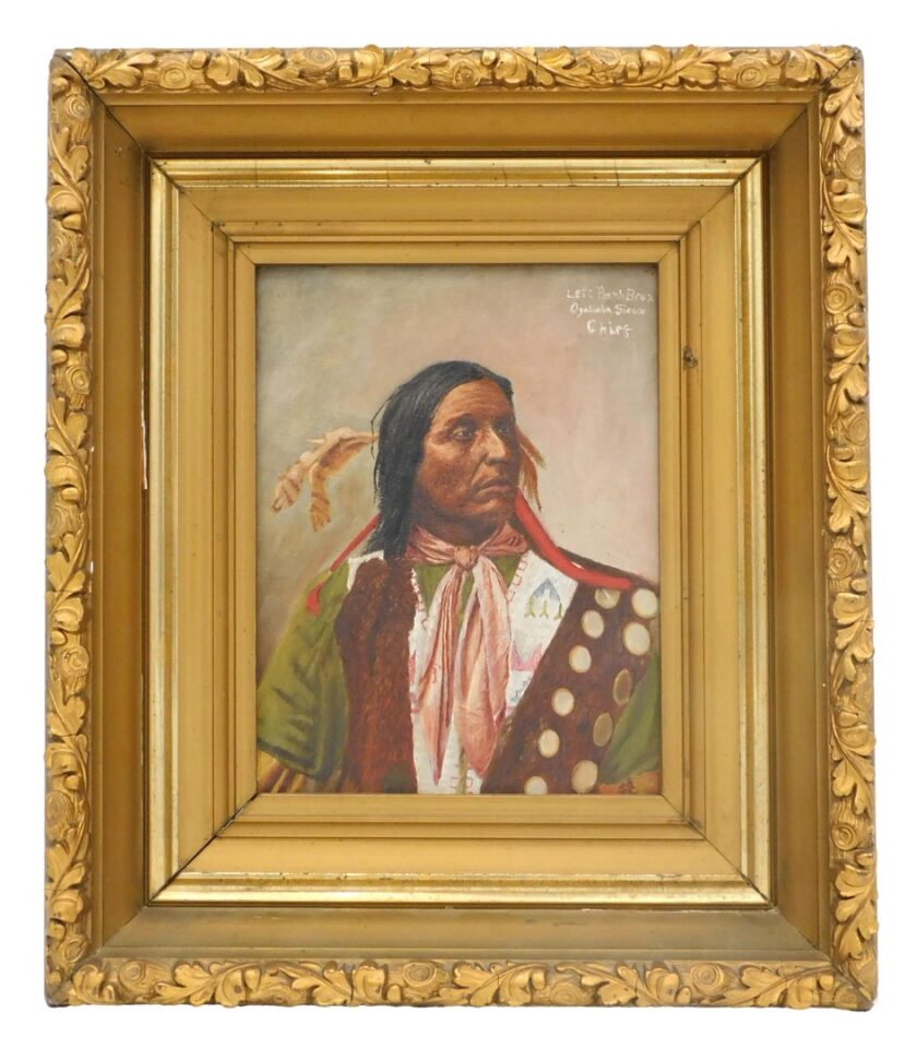 Portrait Of Chief Left Hand Bear