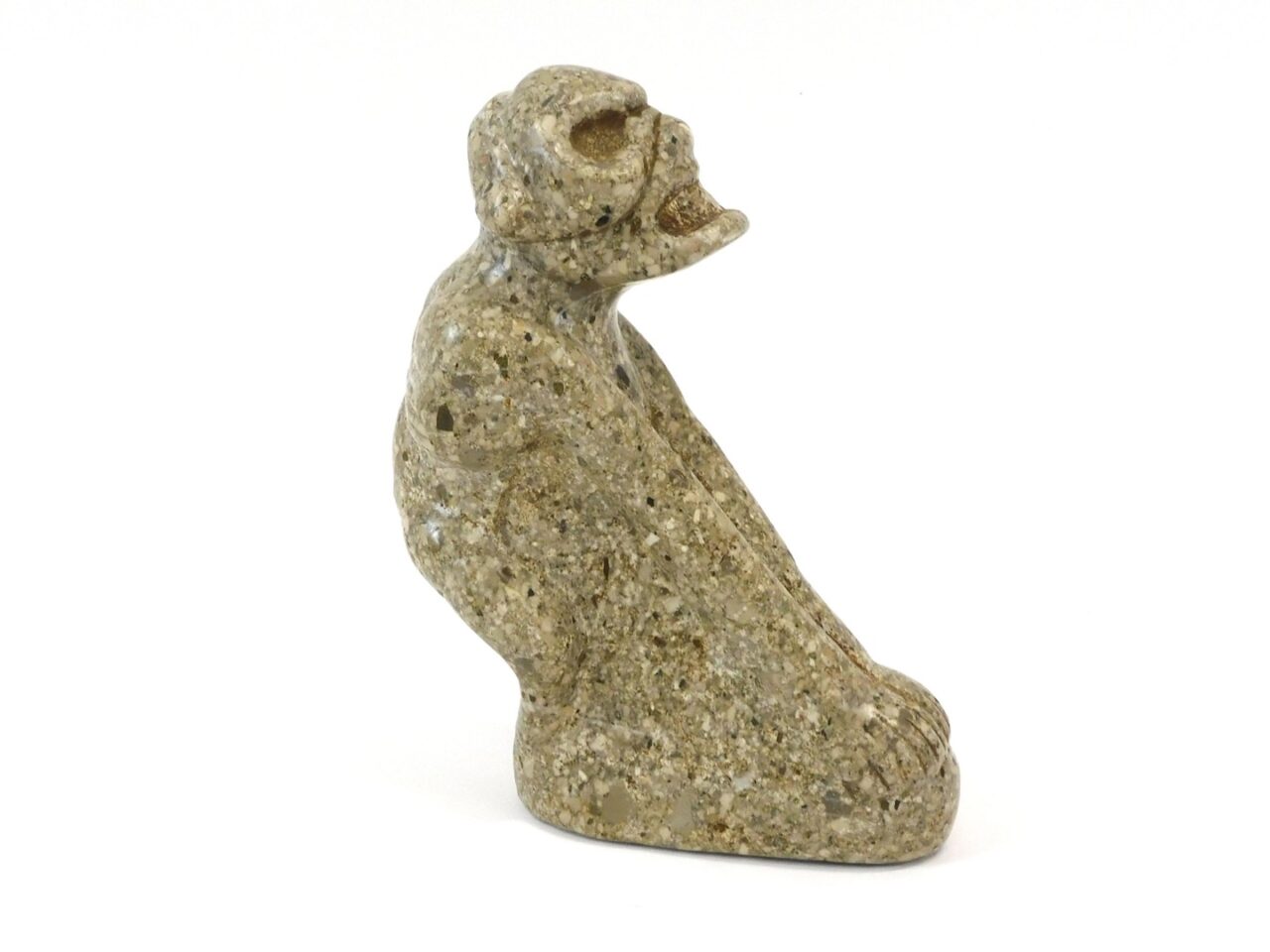 Taino Conglomerate Stone Star Gazing Figure