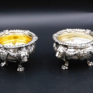 Pair of Georgian Silver Master Salts by William Fountain and James Fountain