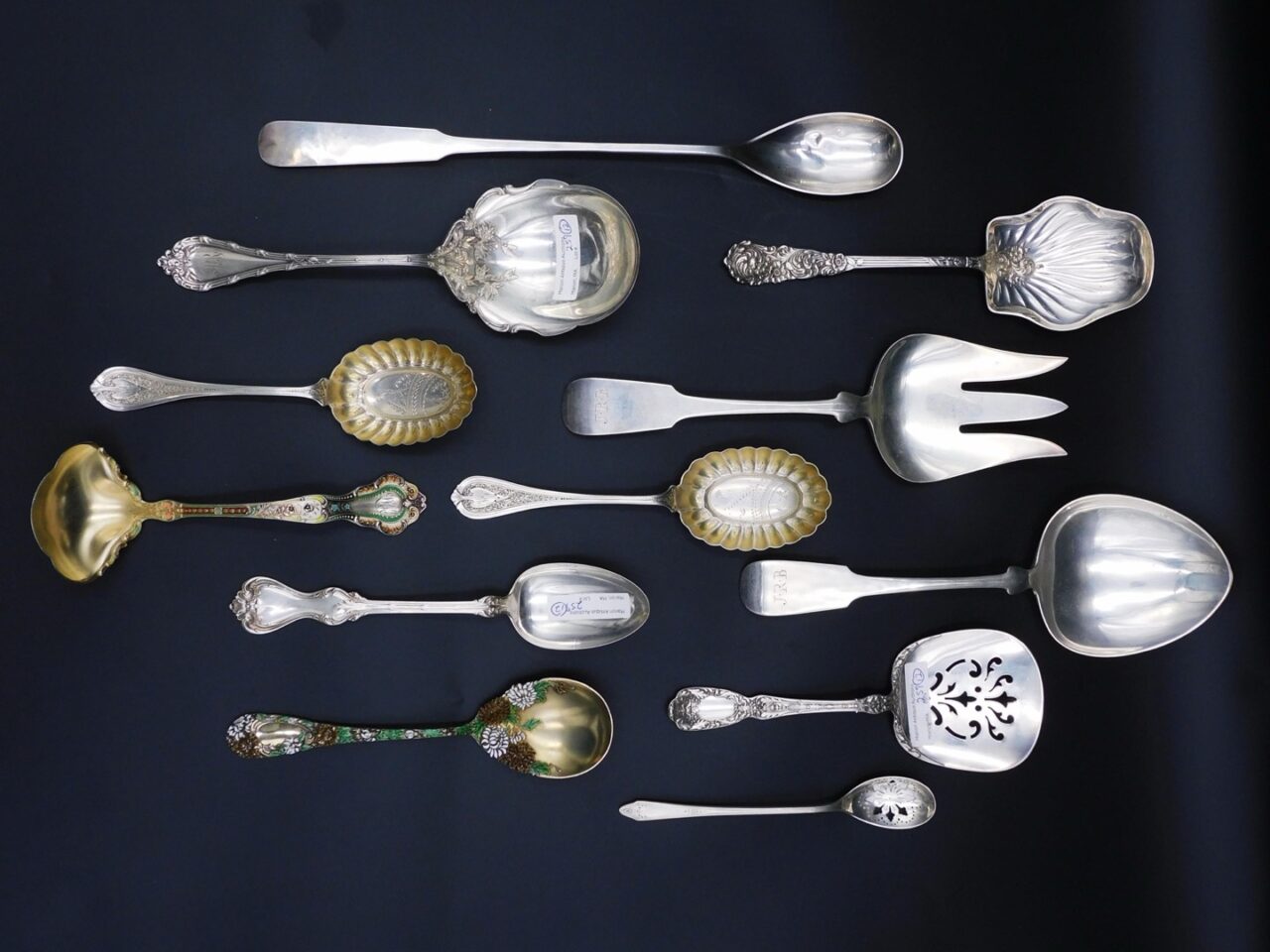 Porter Blanchard Arts & Crafts Sterling Silver Serving Pieces Collection