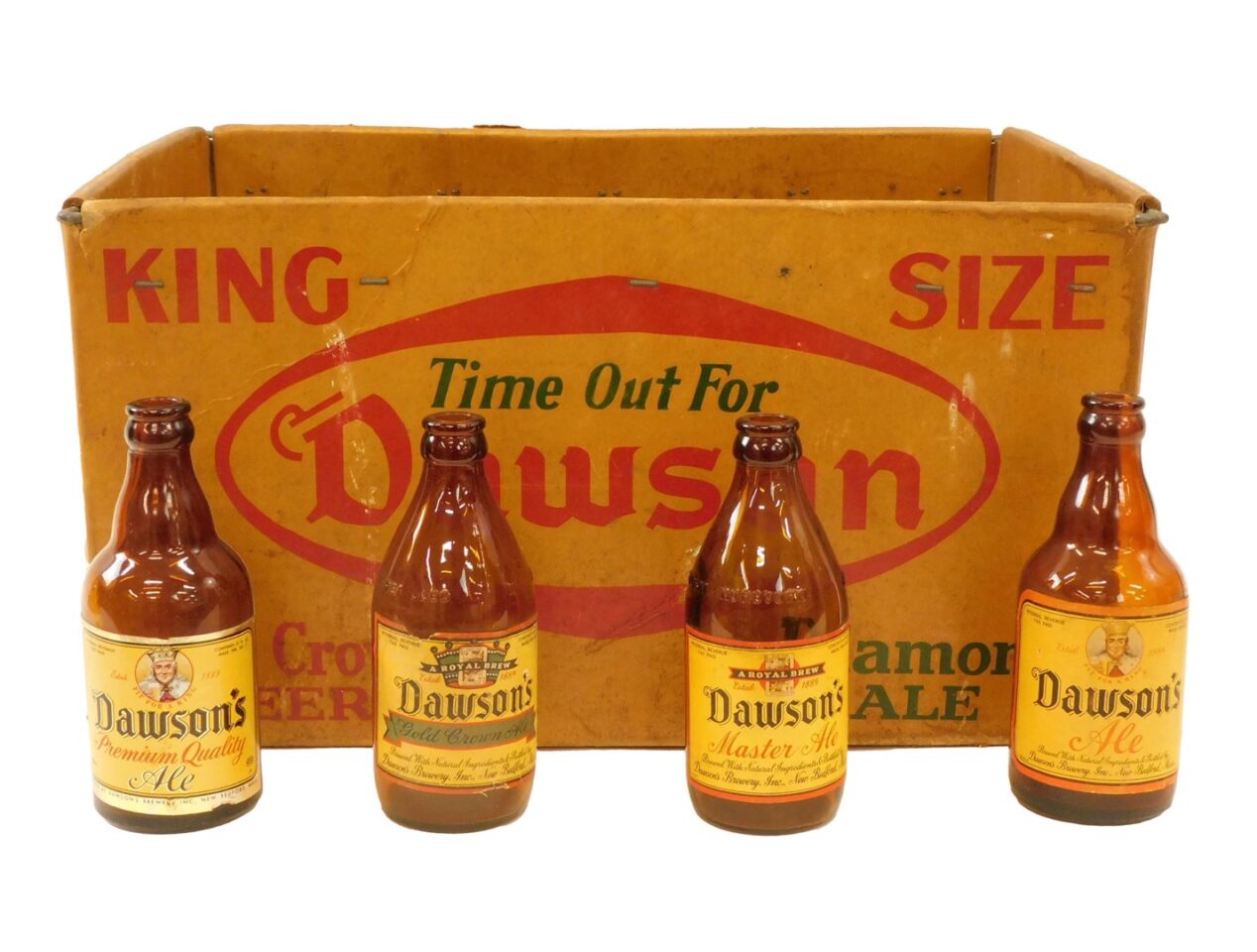 (4) Dawson Ale Bottles