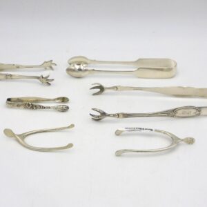 Sterling & Coin Silver Tongs Collection by Tiffany