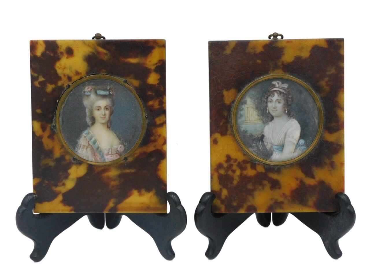 (2) Miniature Portraits