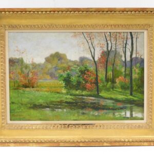 Frank Howard Marshall (1866-1945) Fall Landscape with River