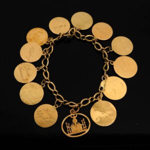 14K Gold Charm Bracelet