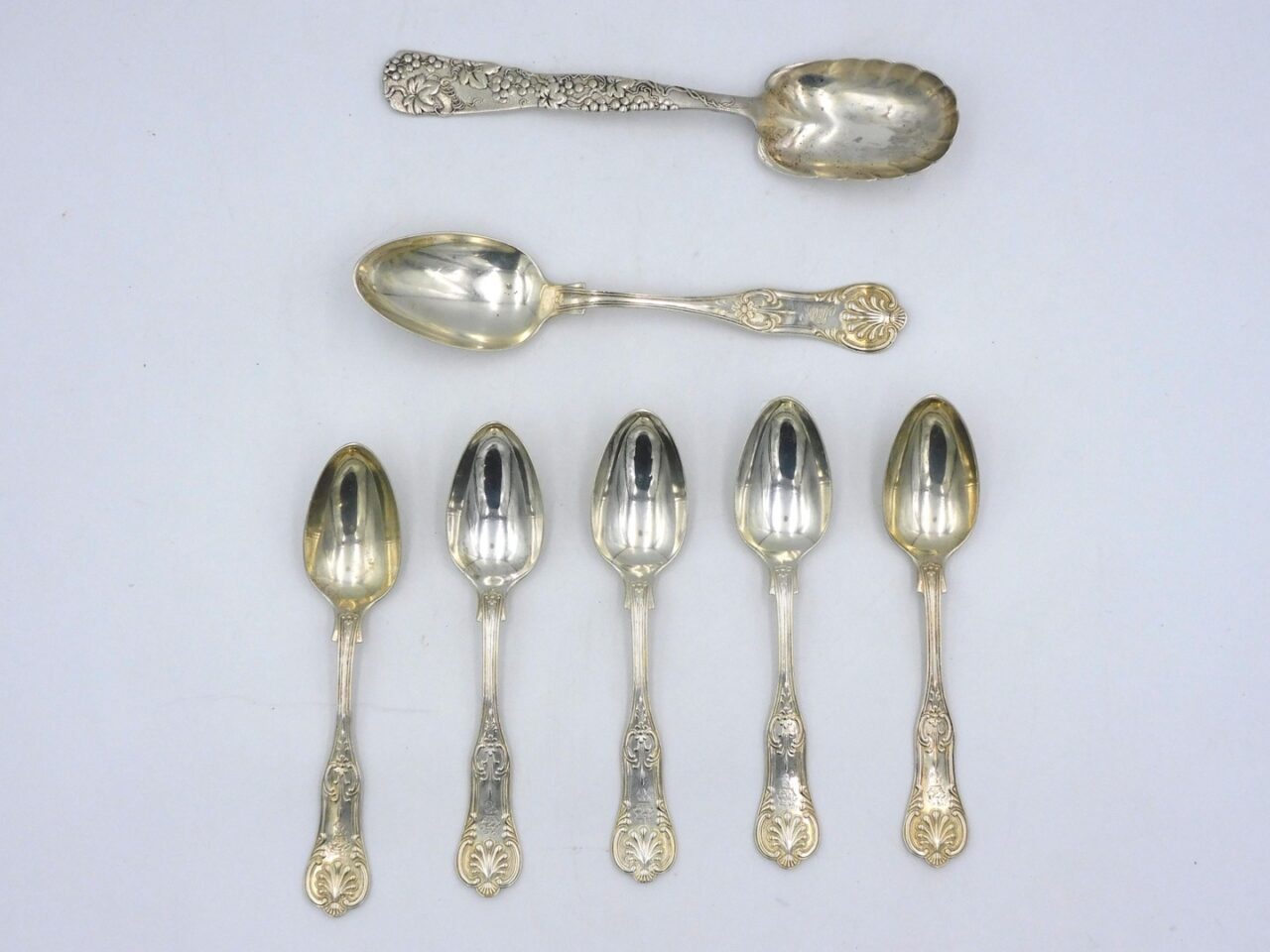 (7) Sterling Spoons.