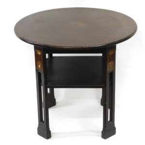 Vienna Secession Jugendstil Oak Lamp Table