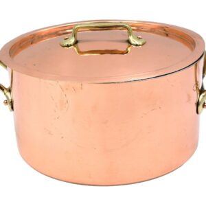 Vintage French Copper Stew Pan.