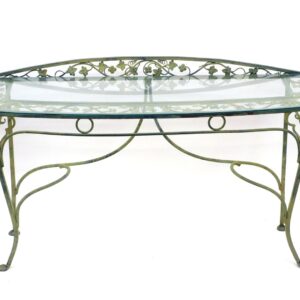 Ornate Wrought Iron Console Table