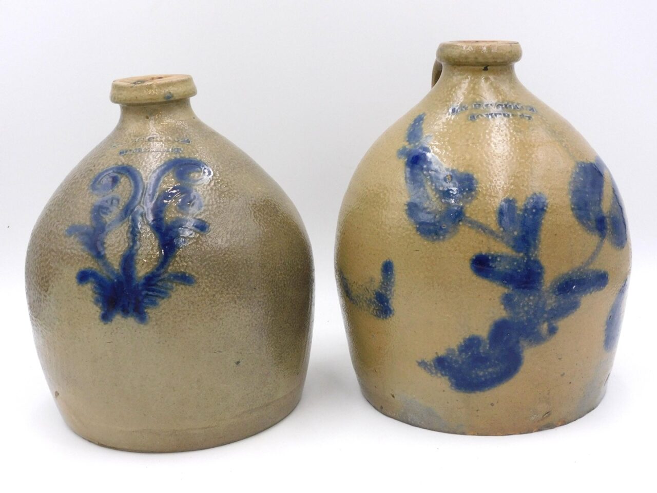 Pair of L&B.G. Chace Somerset Stoneware Jugs