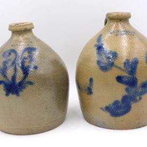 Pair of L&B.G. Chace Somerset Stoneware Jugs