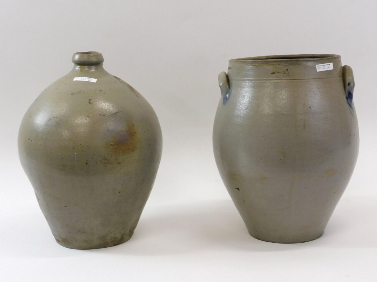 E L Farrar Ovoid Stoneware Jug And Crock