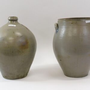 E L Farrar Ovoid Stoneware Jug And Crock