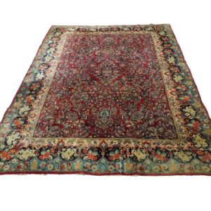 Antique Oriental Sarouk Rug by Unknown Artist