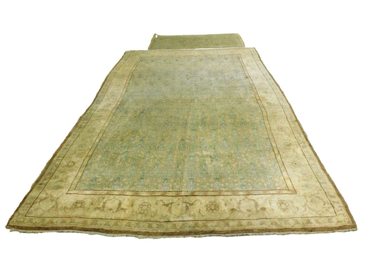 Room Size Oushak Rug And Fragment