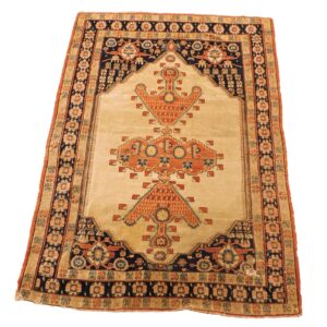 Antique Persian Senneh Rug.