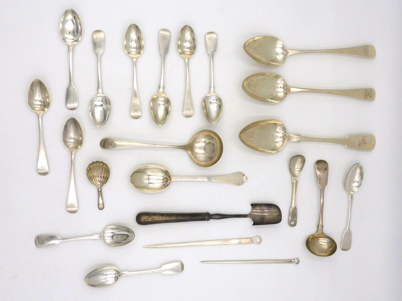 English Georgian Silver Collection by Various Makers