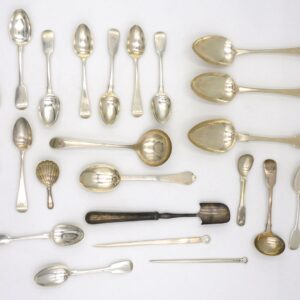 English Georgian Silver Collection by Various Makers