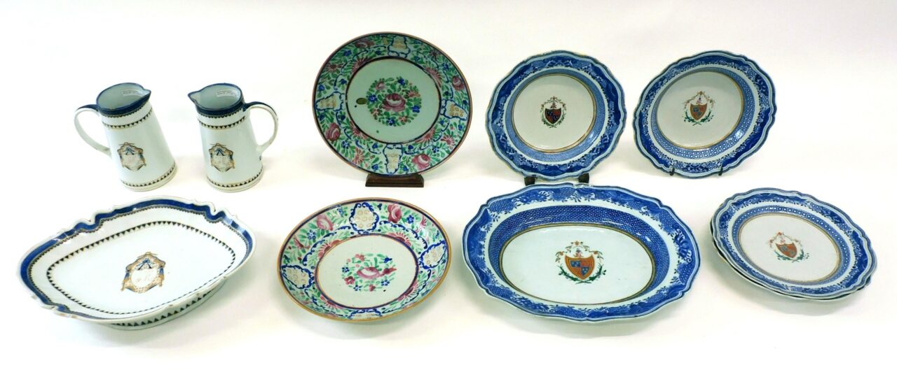 (10) Oriental Export Porcelain.