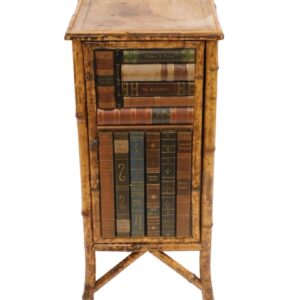 Bamboo Stand With Faux Book Front