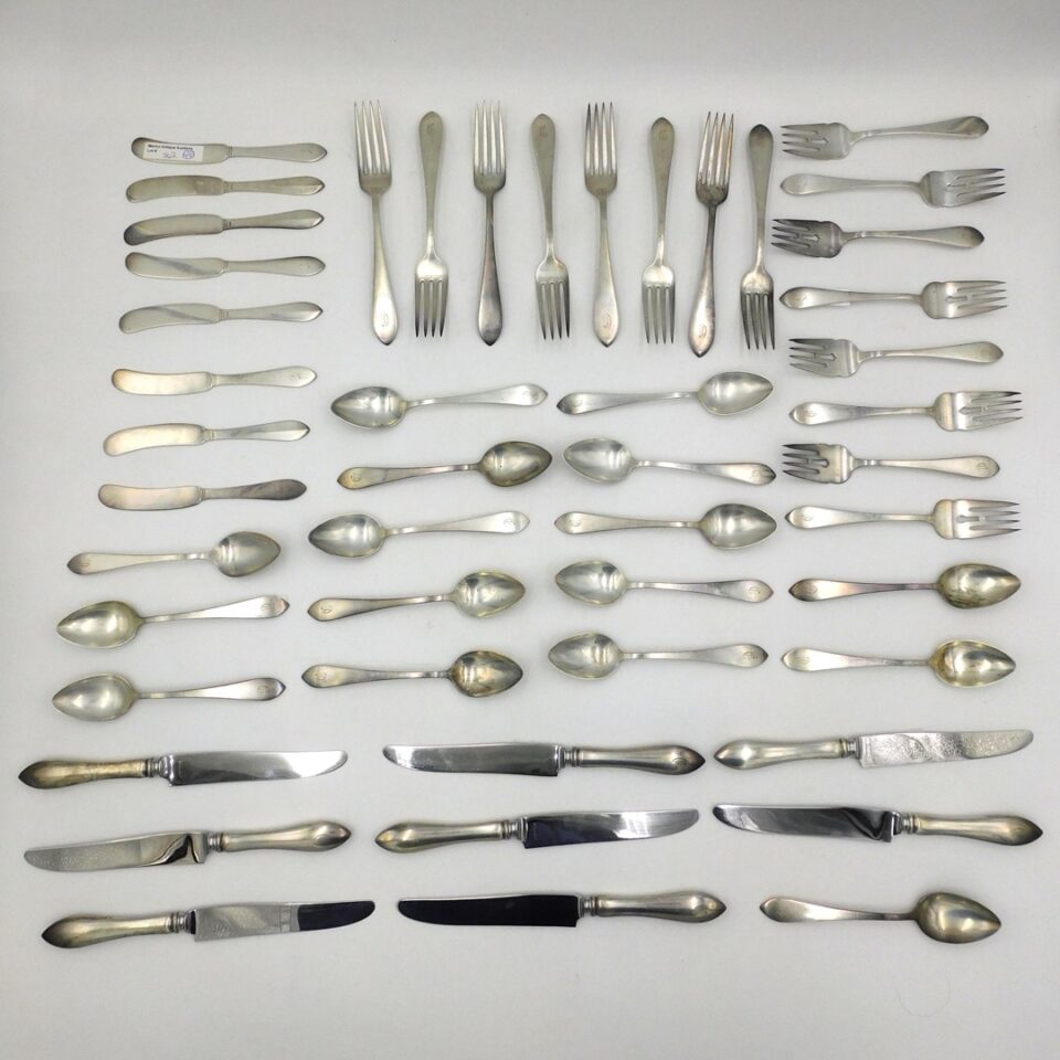 Dominic and Haff Sterling Flatware Service For 8