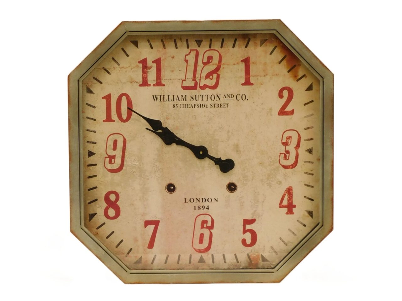 Industrial Style Advertising Clock